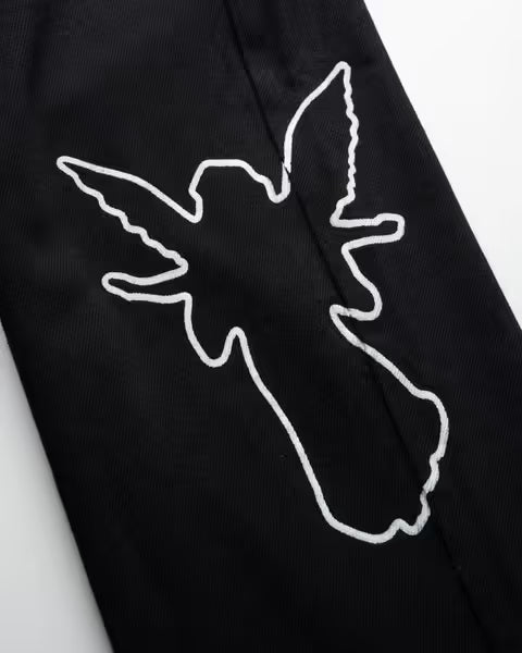 Erased Project Extra Wide Leg Skate Jean - Black