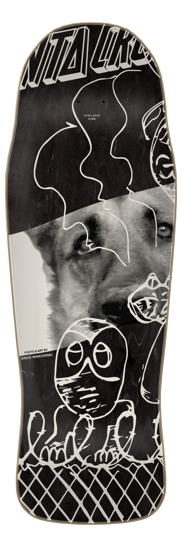 Santa Cruz Winkowski Tribute 10.34 x 30.54 Skateboard Deck