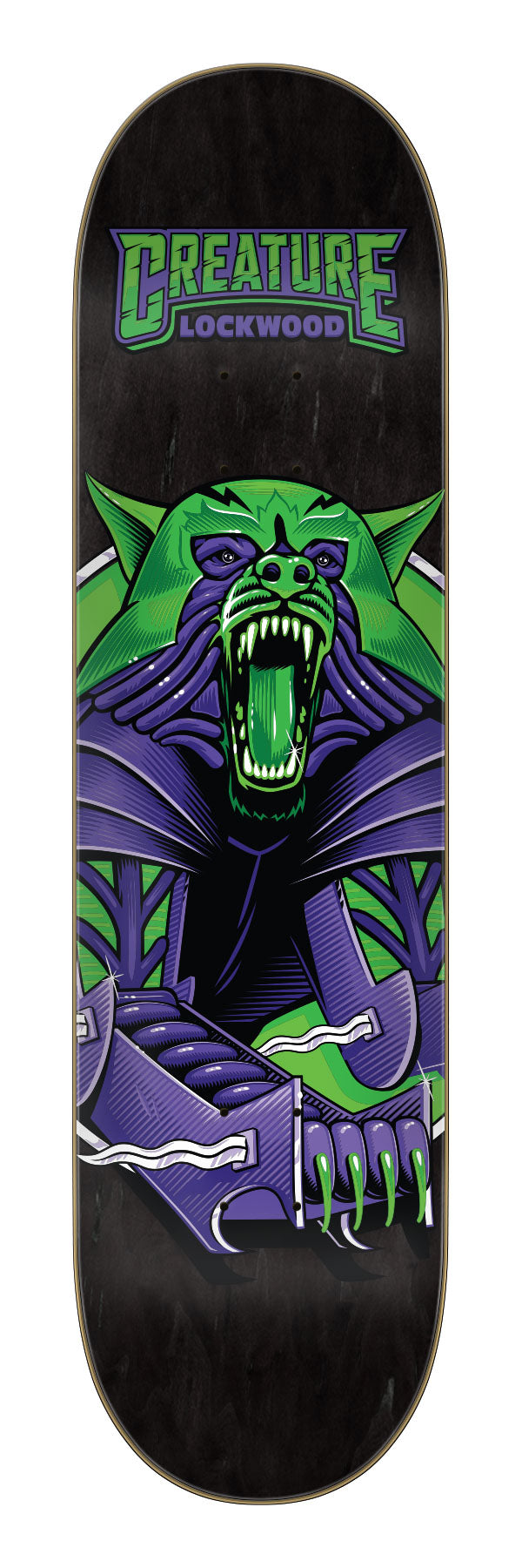 Creature Lockwood Robo Wolf 8.25 x 32.04 Skateboard Deck