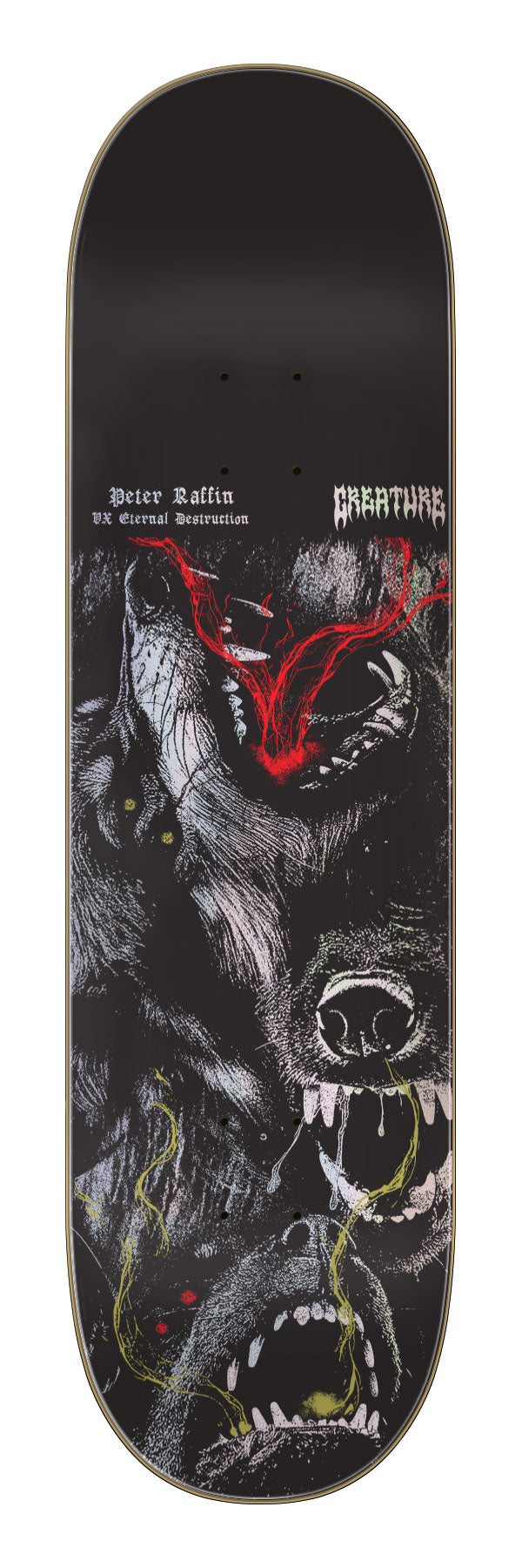 Creature Raffin Mortem VX 8.6 x 32.11 Skateboard Deck
