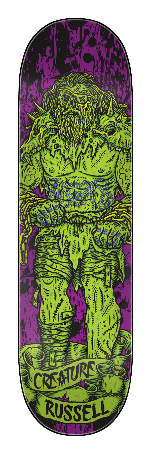 Creature Russell Vikings of Hesh Law XX Pro 8.75" Skateboard Deck