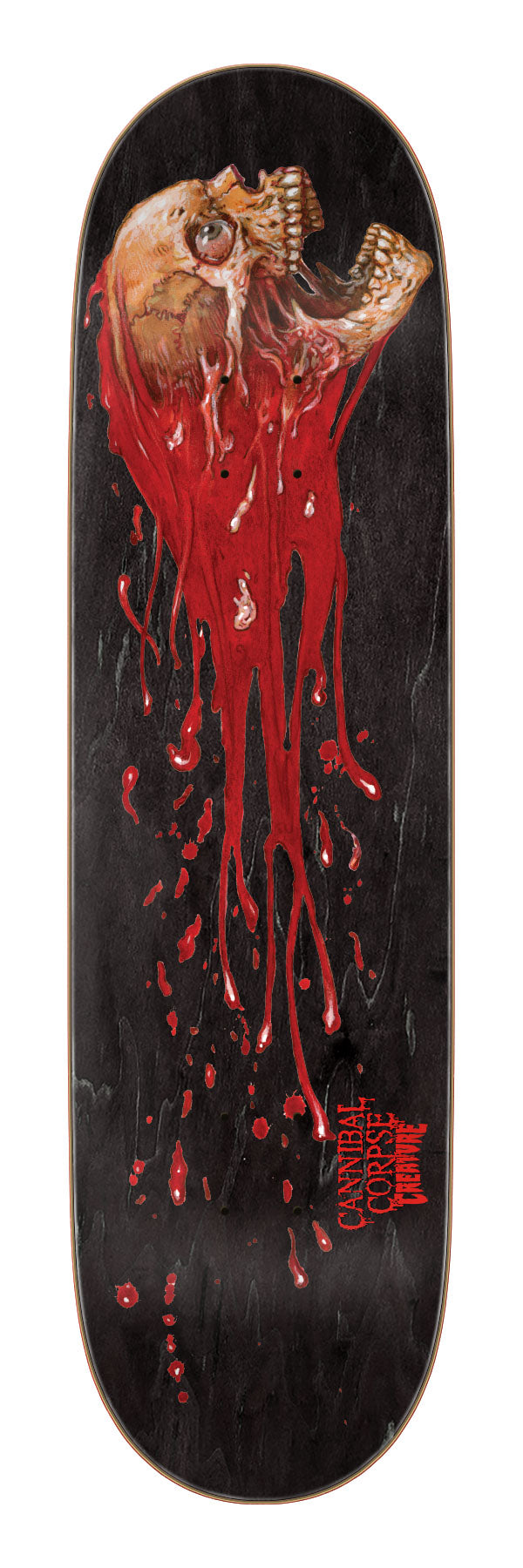 Creature Cannibal Corpse 8.53 x 32.19 Skull & Blood Skateboard Deck