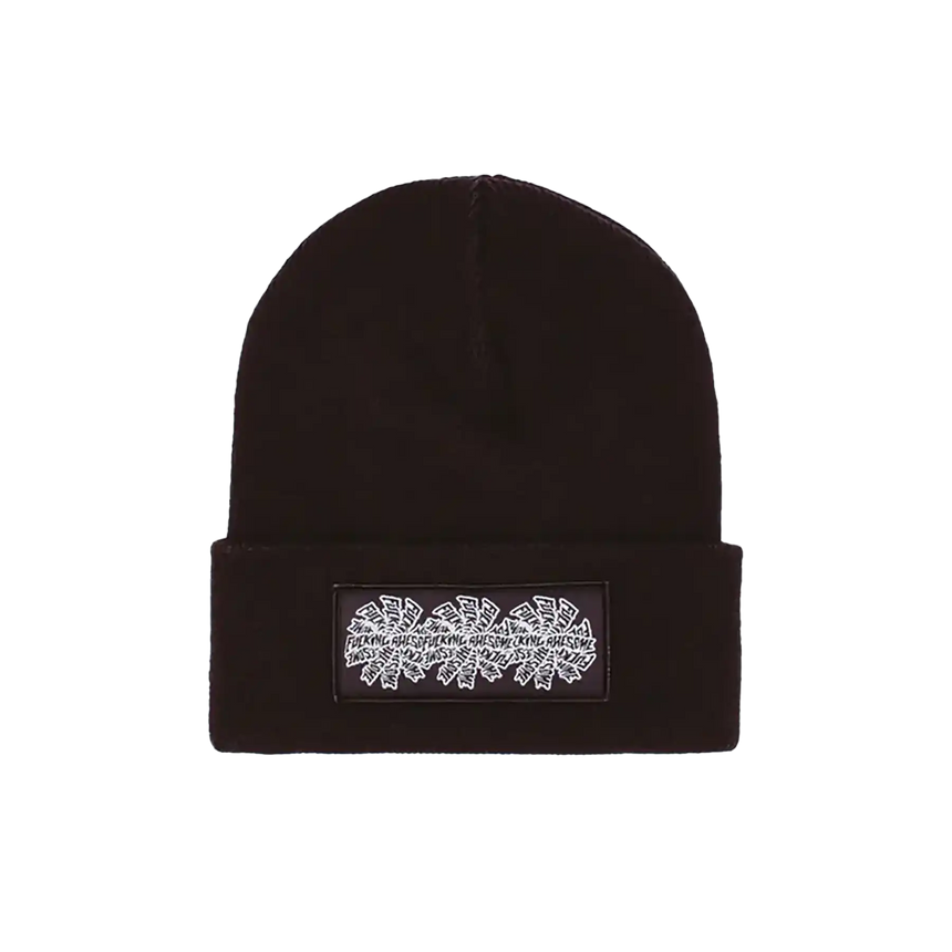 Fucking Awesome Three Spiral Edge Stitch Beanie