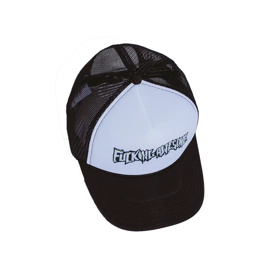 Fucking Awesome Scanner Warp Stamp Trucker Hat black