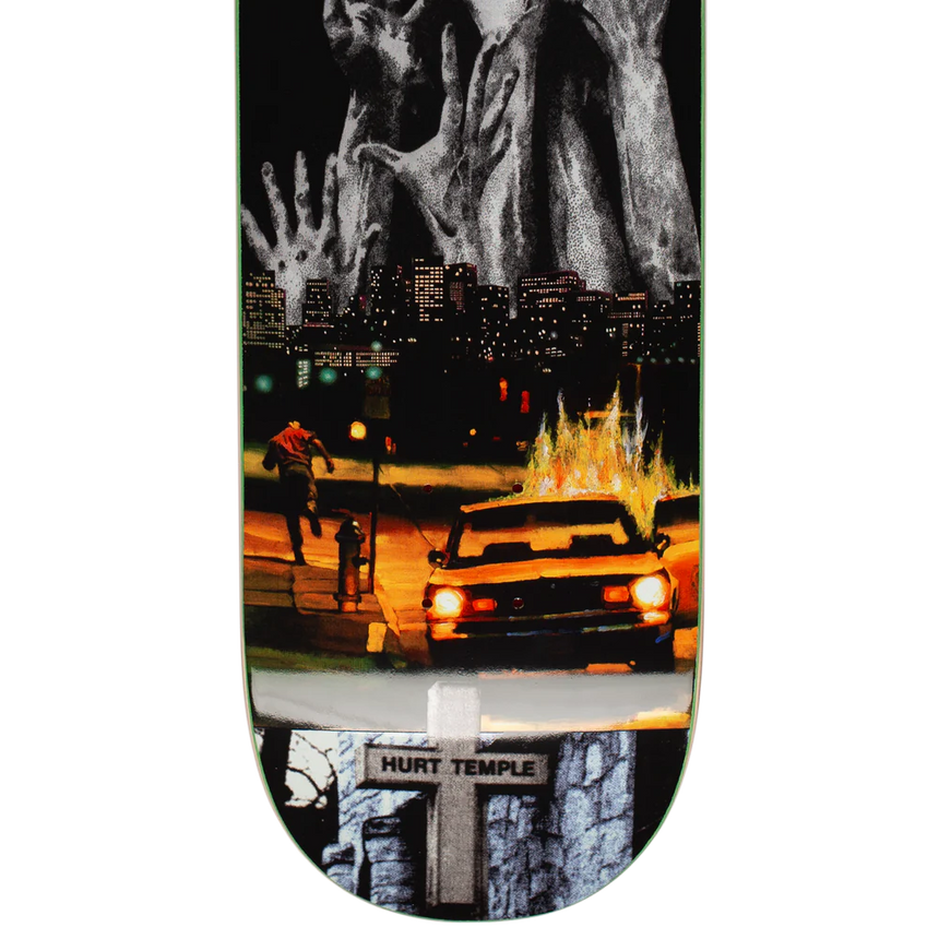 Hockey Andrew Allen Hurt Temple Skateboard Deck Shape 1