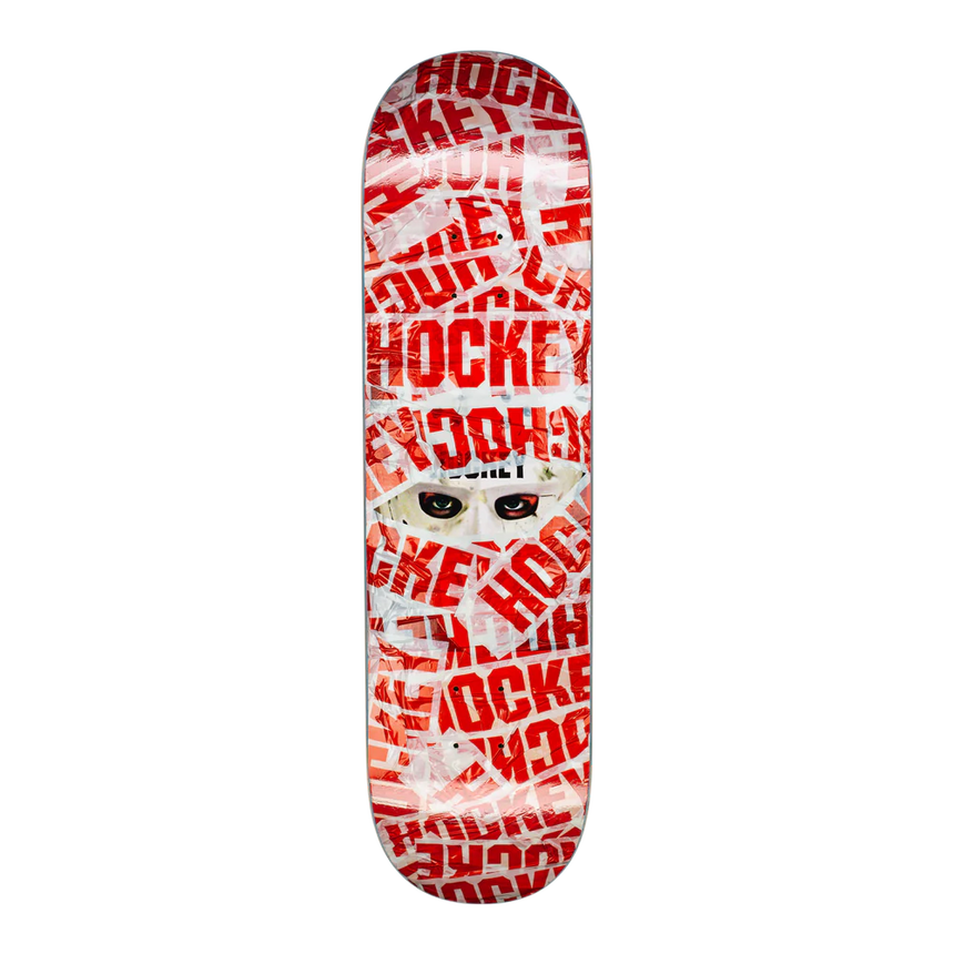 Hockey War All Over Skateboard Deck Shape 1