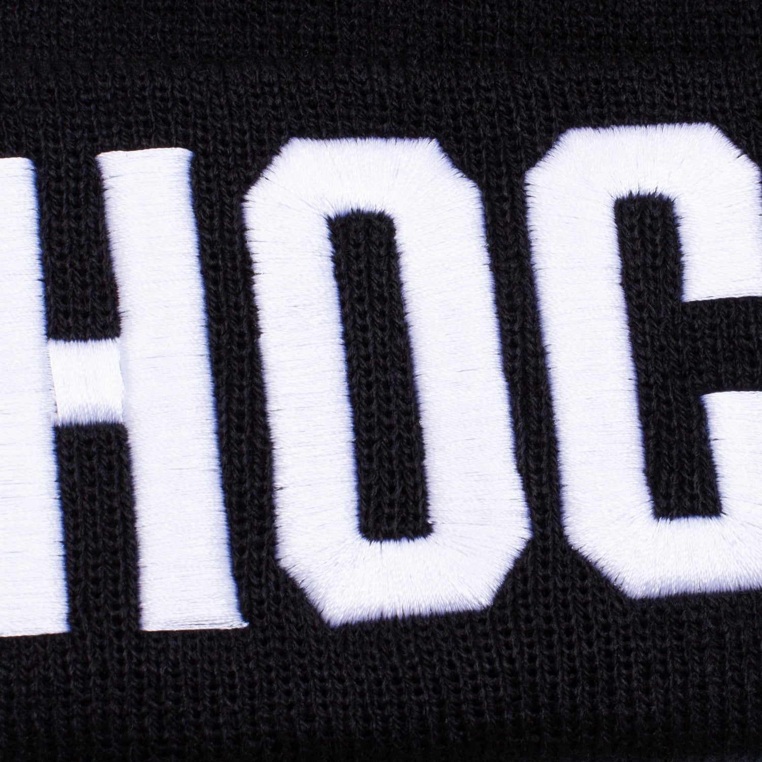 Hockey Security Embroidered Beanie - Black