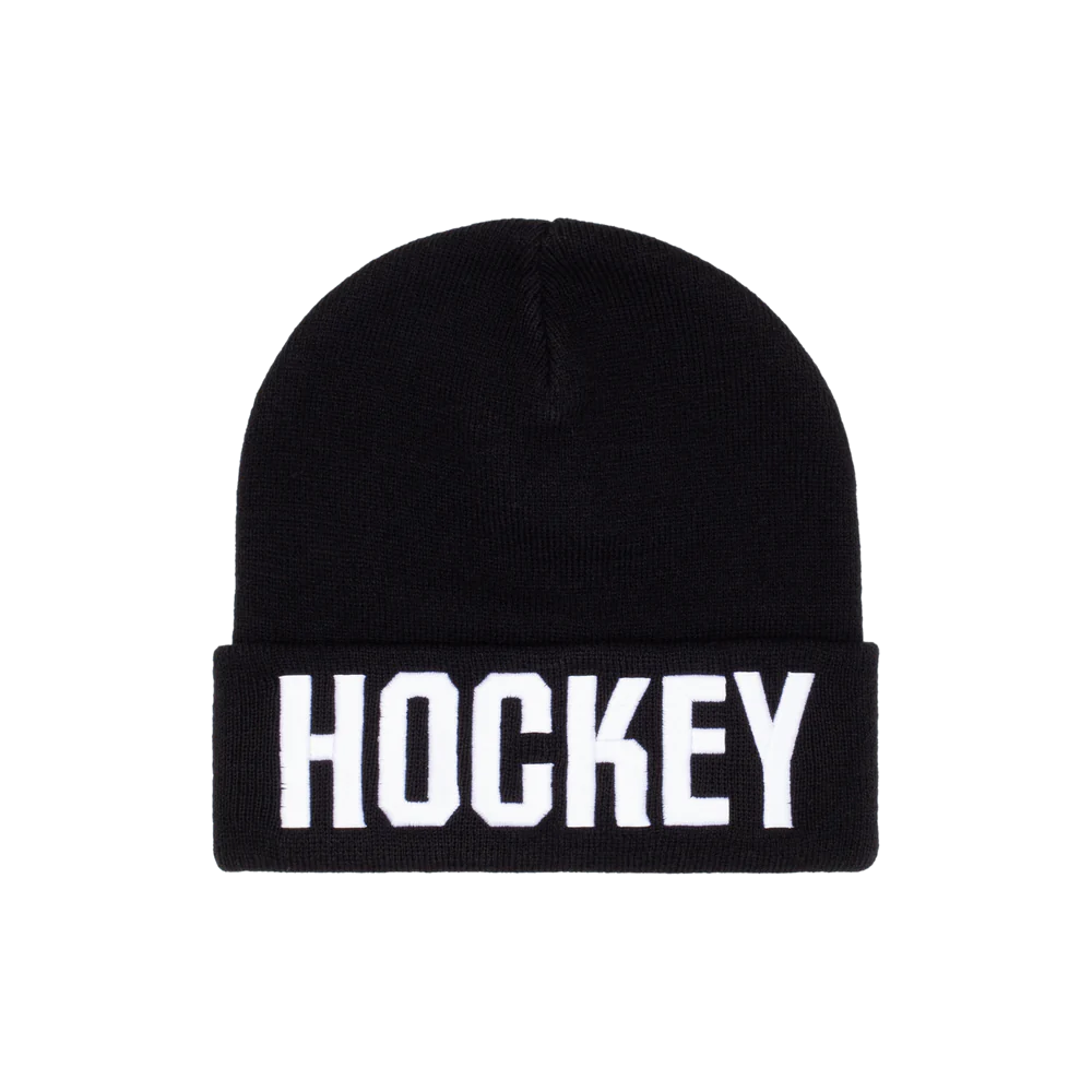 Hockey Security Embroidered Beanie - Black