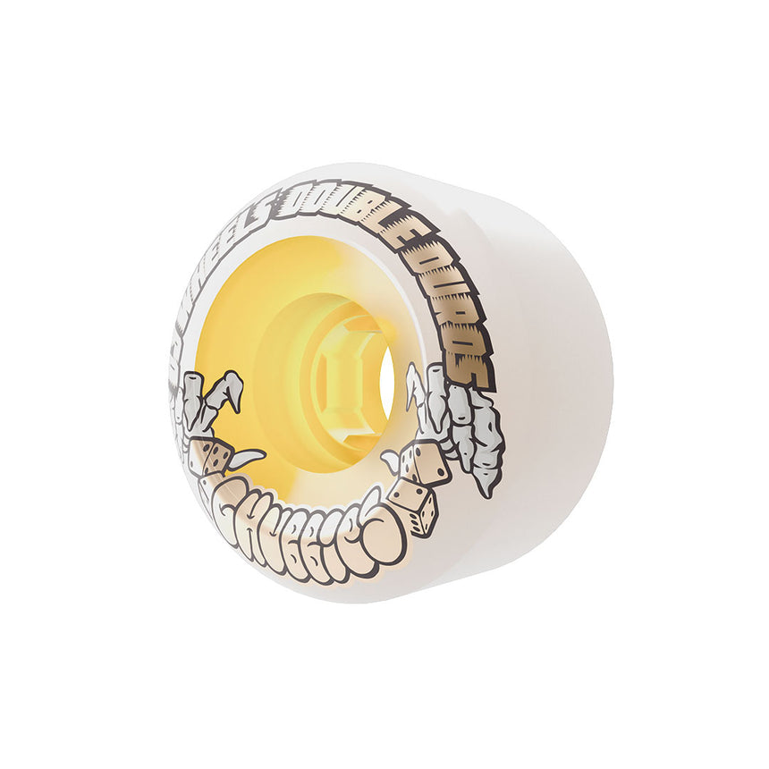 OJ Double Duro 56mm White/Gum 99a/95a Chubbies Skateboard Wheels