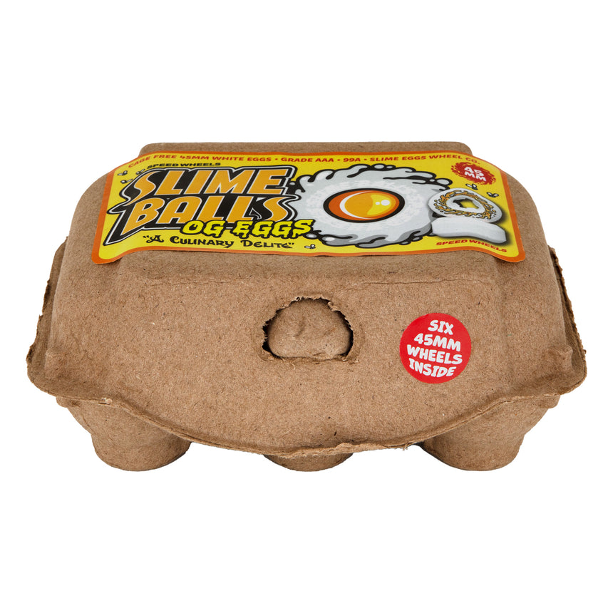 Slime Balls OG Eggs packaging with a cartoon egg on a white background