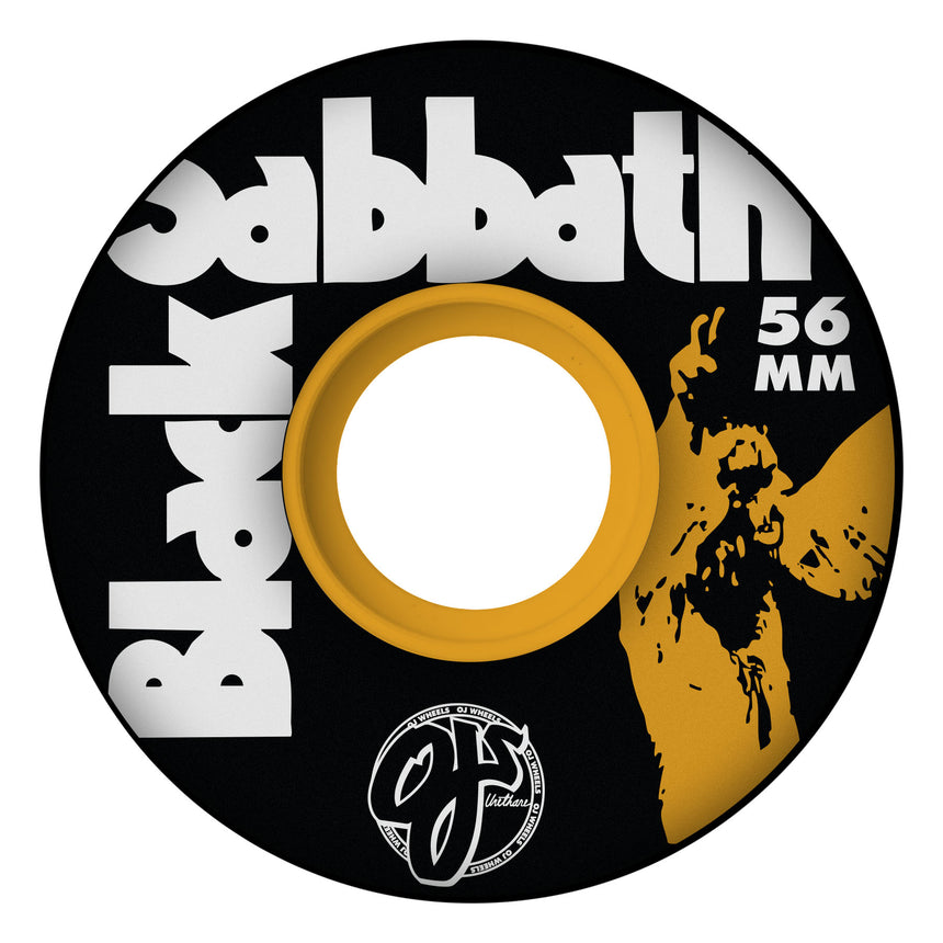 OJ x Black Sabbath 56mm 78a Keyframe Black Skateboard Wheels