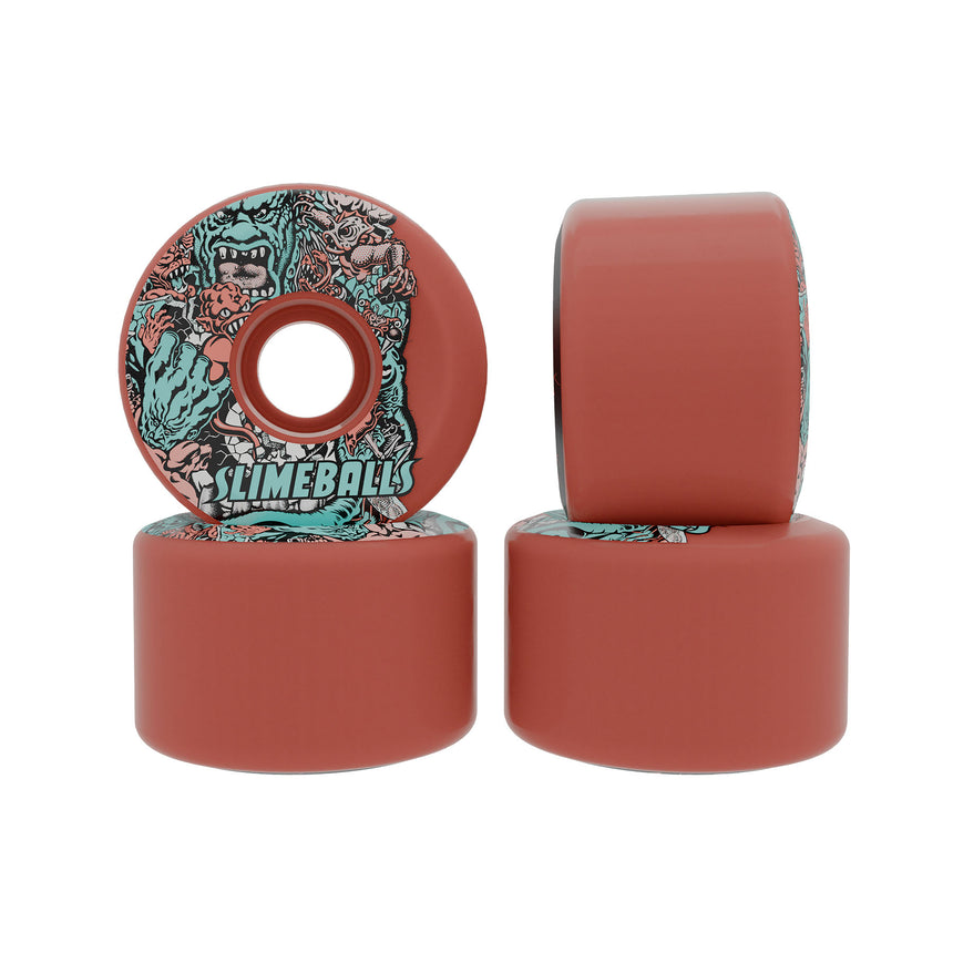 Slime Balls 60mm Rob Roskopp Five Reissue Pink 78a Skateboard Wheels