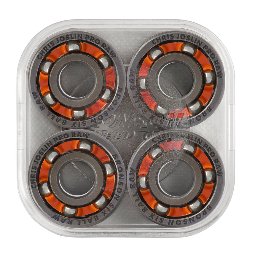 Bronson Chris Joslin Pro 6-Ball RAW skateboard bearing