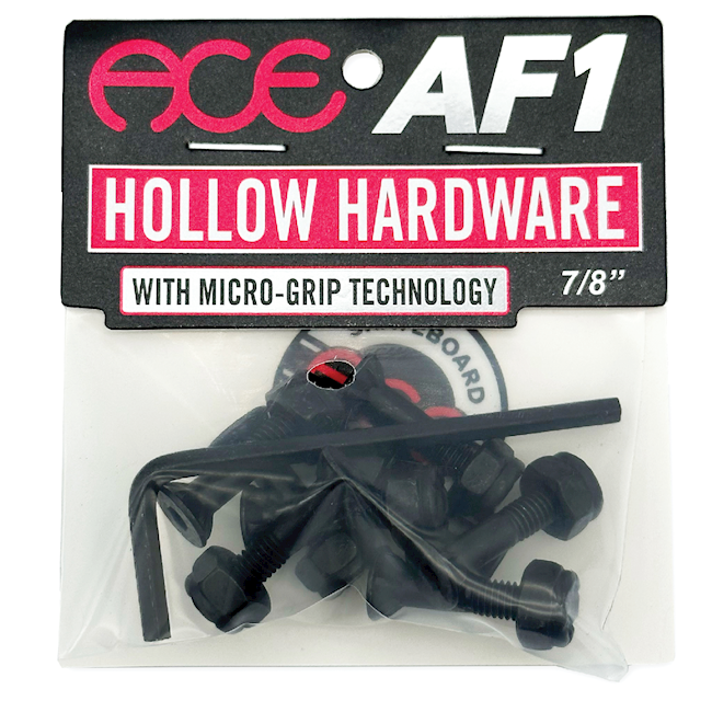 Ace Hollow Bolts Allen with Grippers Skateboard Hardware