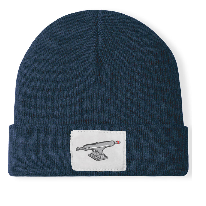 ACE AF1 Woven Label Navy Beanie