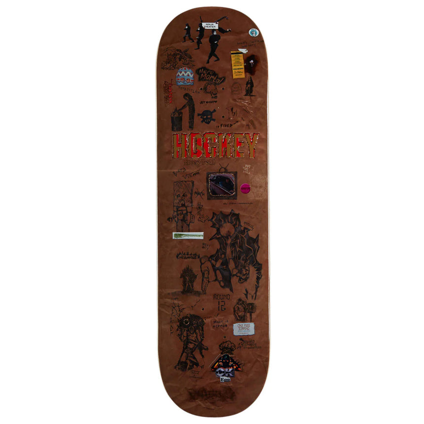 Hockey Paper Cover Diego Todd Skateboard Deck