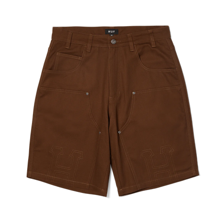 Huf Classic H Double Knee Work Short brown