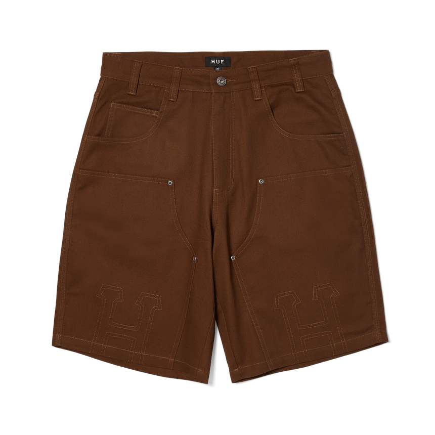 Huf Classic H Double Knee Work Short brown