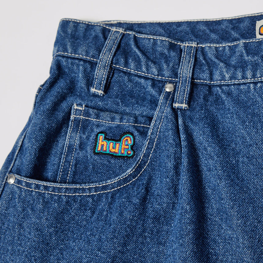 HUF CROMER SHORT - STONE WASH INDIGO