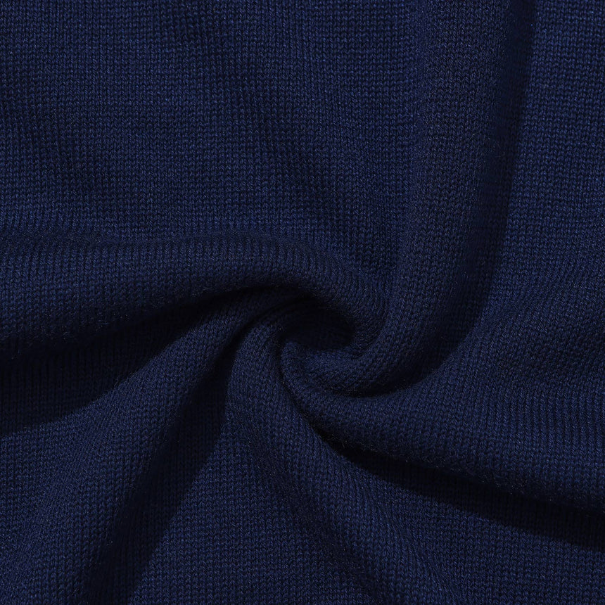Close-up of dark blue textured fabric