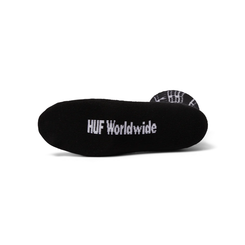 HUF FUCK IT REPEAT CREW SOCK black