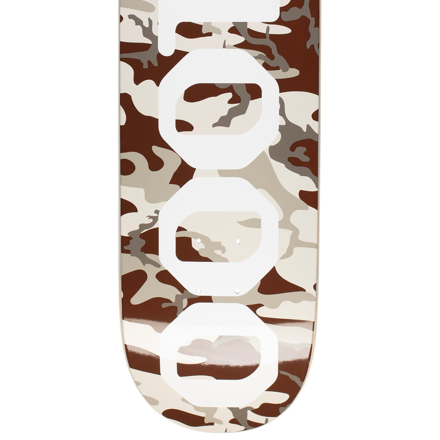 GX1000 OG Logo Camo White 8.375 Skateboard Deck