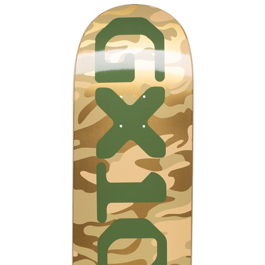 GX1000 OG Logo Camo Green 8.625 Skateboard Deck
