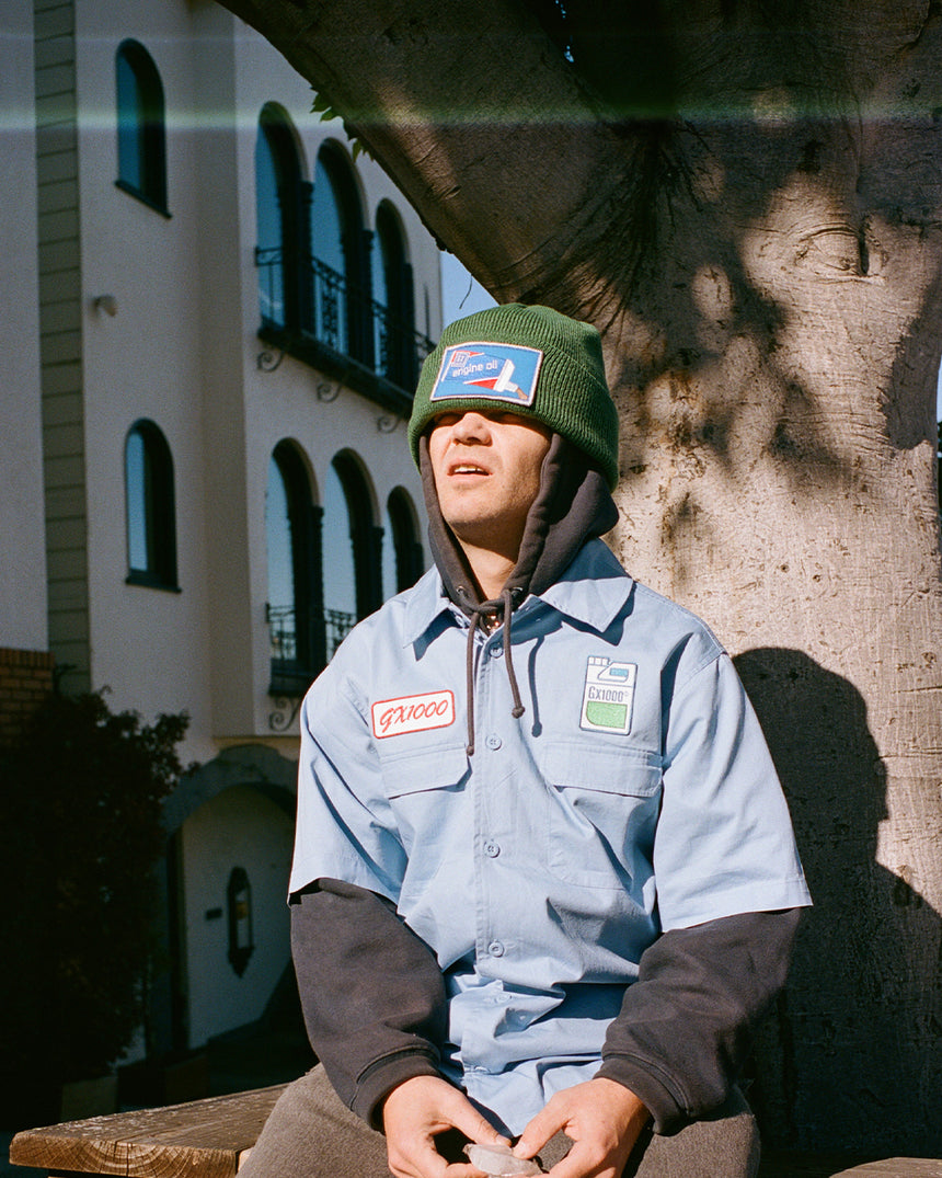 GX1000 shirt on model