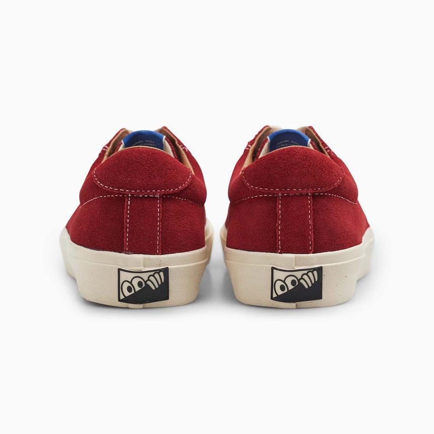 Last Resort VM001 Lo Suede Skateboard Shoe - Old Red/White