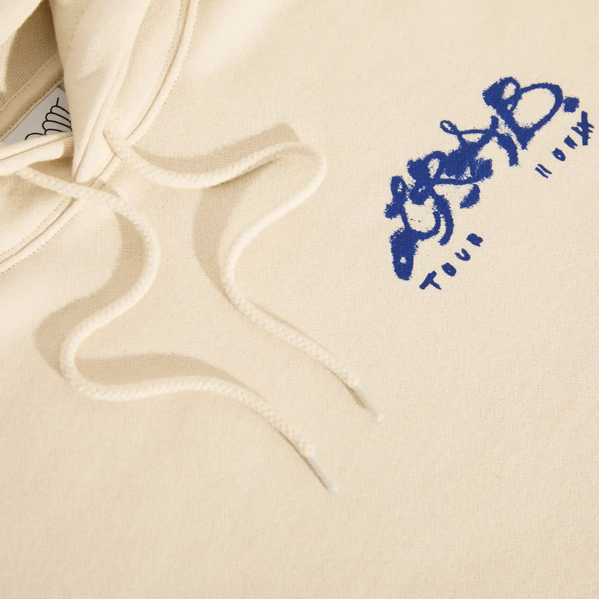 Last Resort Tour Hoodie Natural White