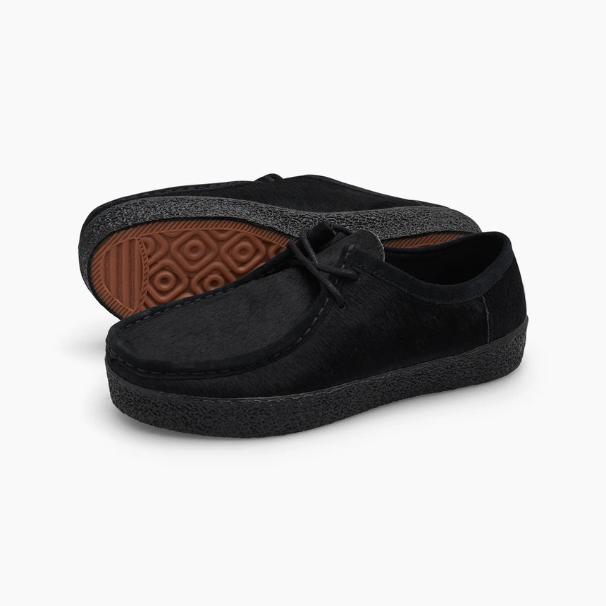 Last Resort  VM006 Black Pony Hair Moc Skateboard Shoe
