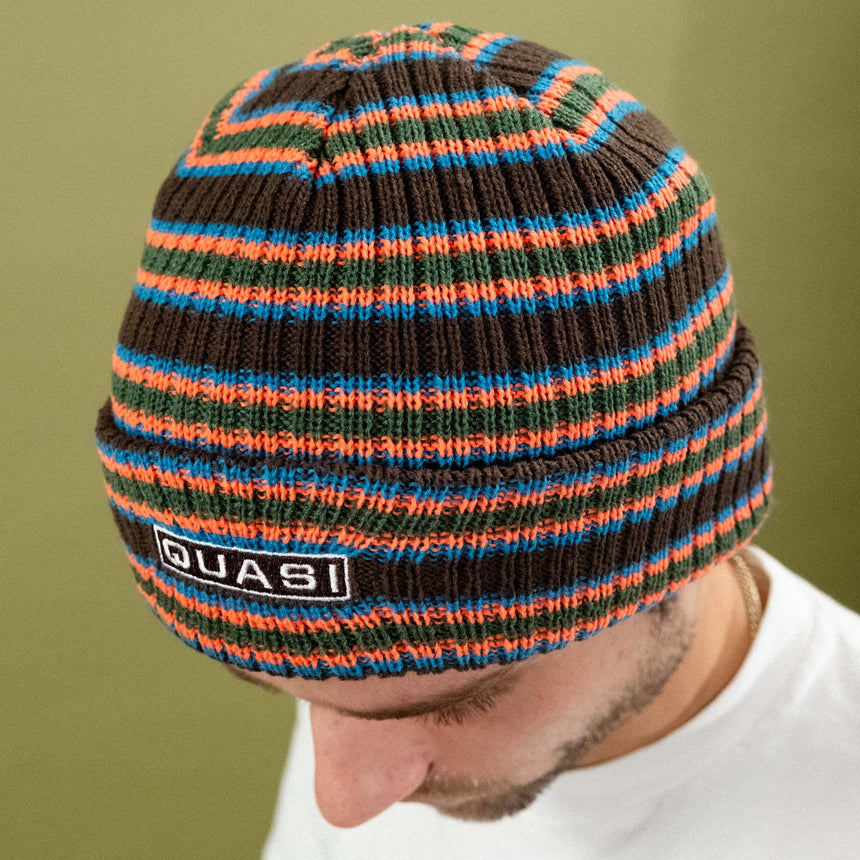 Quasi Montage Brown Beanie