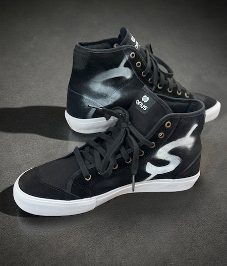 Money Ruins Everything x Opus Stencil $ Black Court High