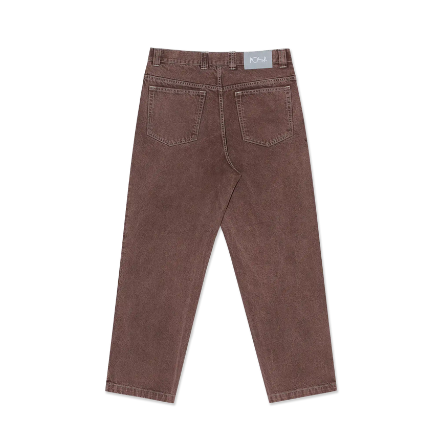 Brown pants on a white background