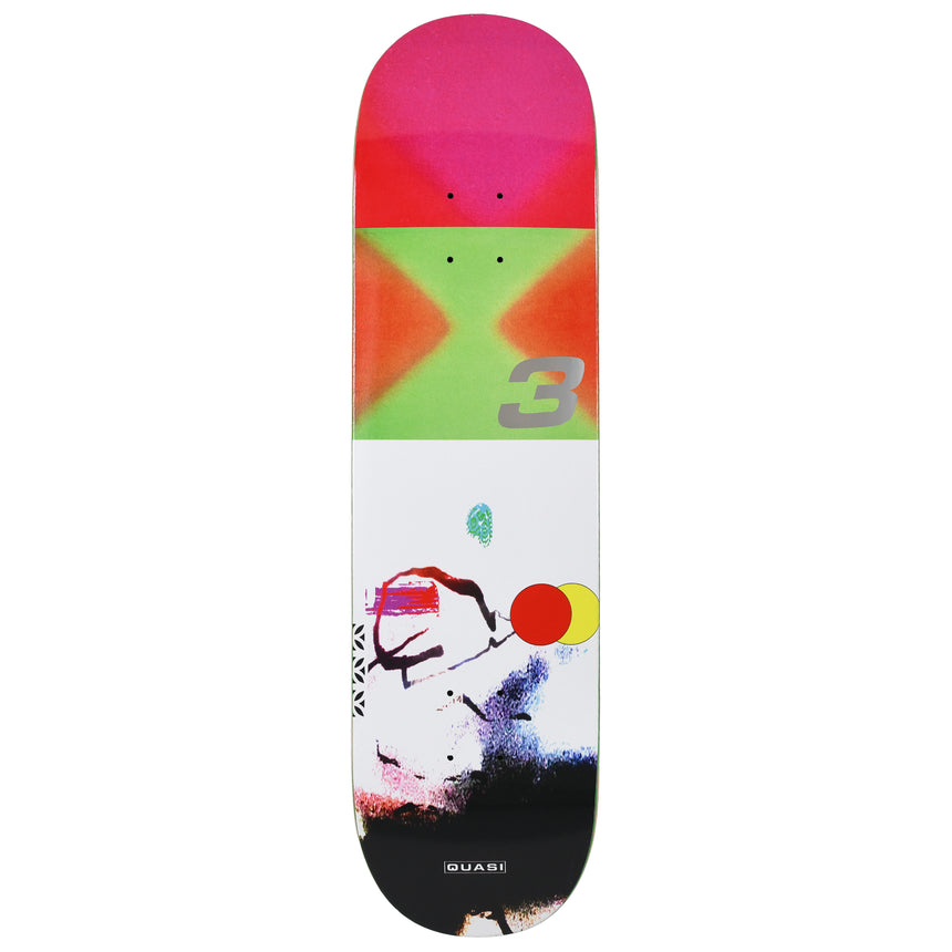 Quasi Race Track 8.125" Team Skateboard Deck