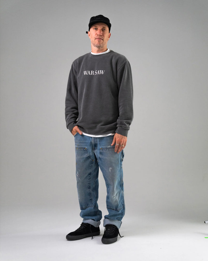 WARSAW Savant Vintage Black Crew