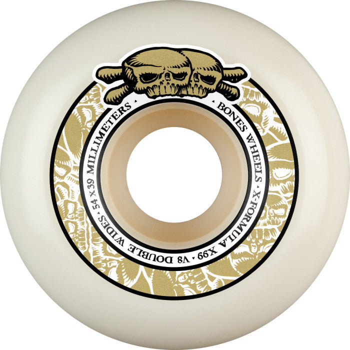 Bones V8 Double Wide 99a X Formula Skateboard Wheels