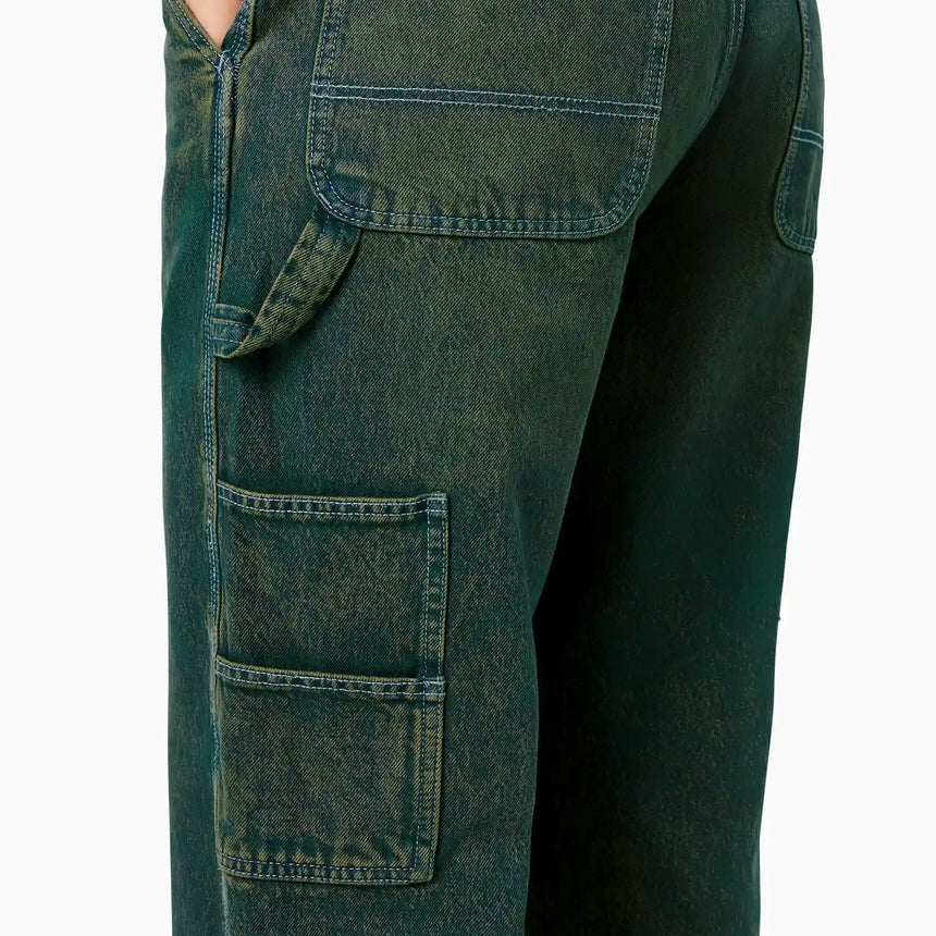 Dickies Denim K57 Loose Painter Pant - Green Tone Fade