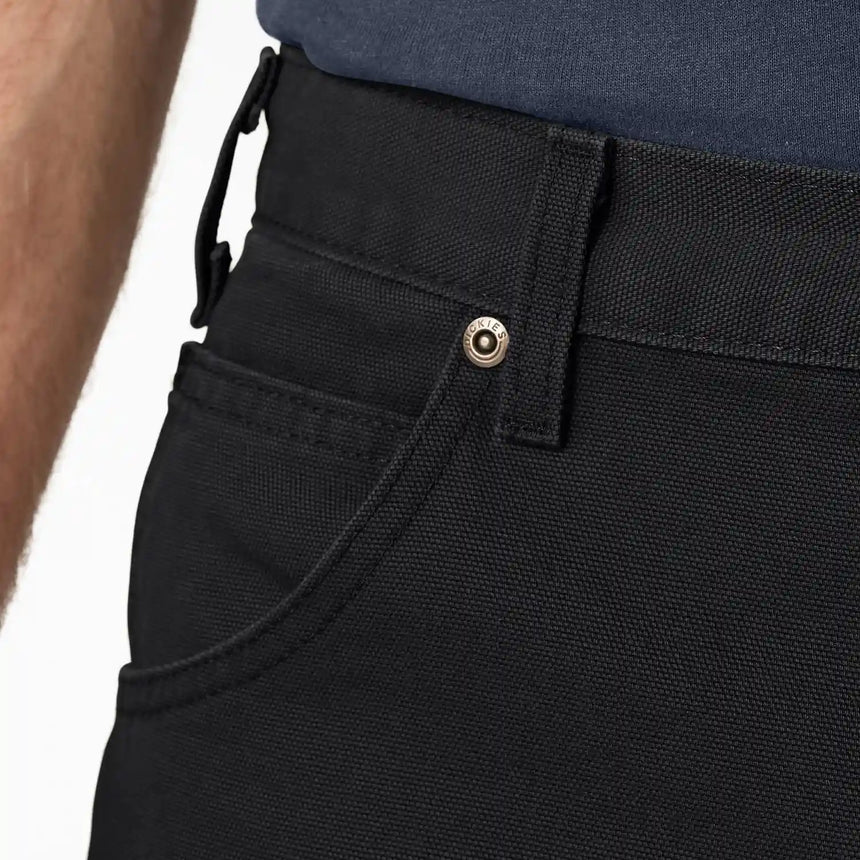 Dickies Duck Canvas Relaxed Fit Utility Jean rinsed black