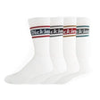 Dickies White Multi Stripe 3 Socks 4pk