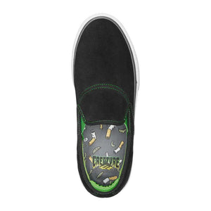 Emerica x Creature Wino G6 Skate Shoe - Black / Green 3