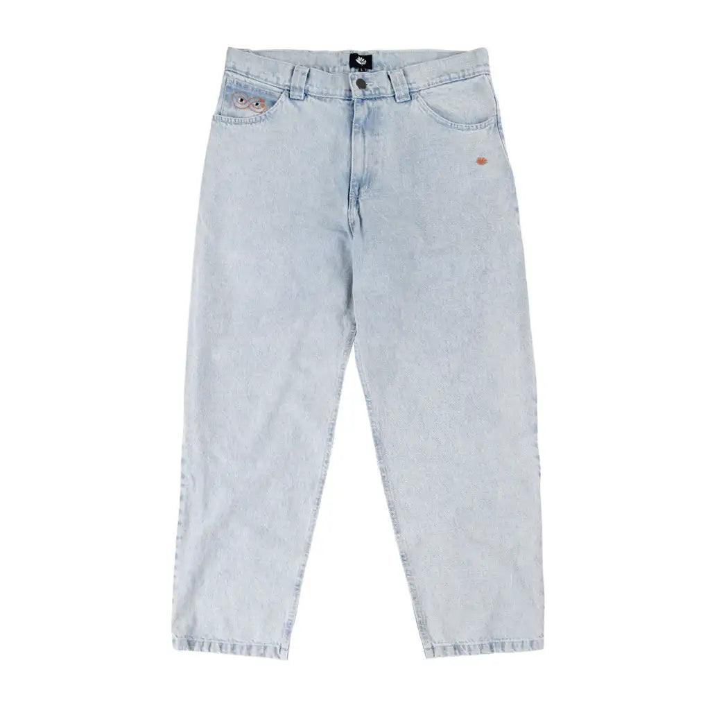 Magenta OG Denim Two Tone Denim Jeans Ultrawashed