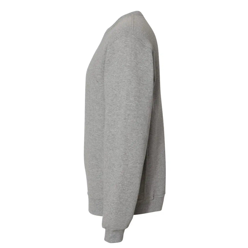 Gray sweatshirt on a white background