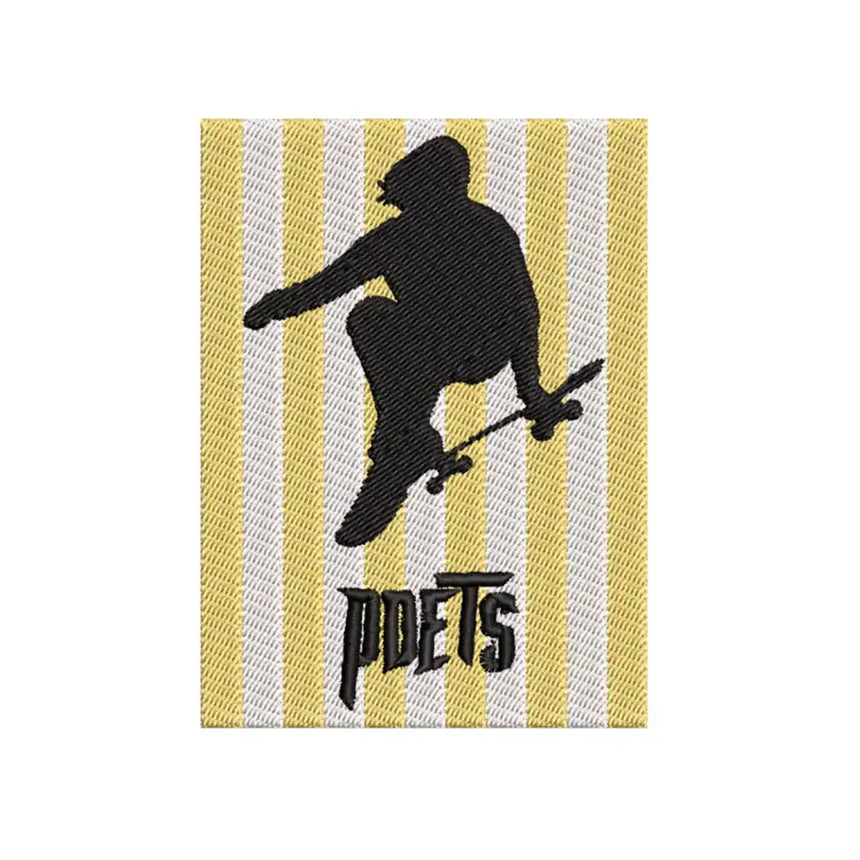 POETS Yaje Zip Hoodie Patch Black