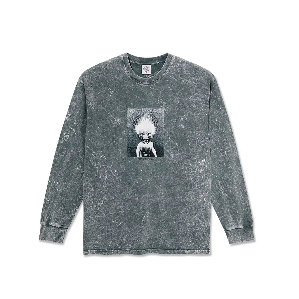 Polar Acid Long Sleeved T-Shirt Dark Grey 2