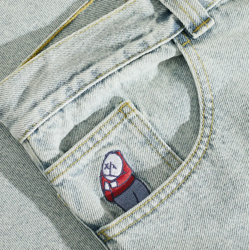 Polar Big Boy Jeans Light Blue OG LOGO