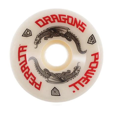 Powell Peralta Dragon 93a Skateboard Wheels White