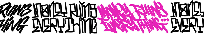 Money Ruins Everything Sker's Brick by Brick 9" x 1.5" deck Sticker
