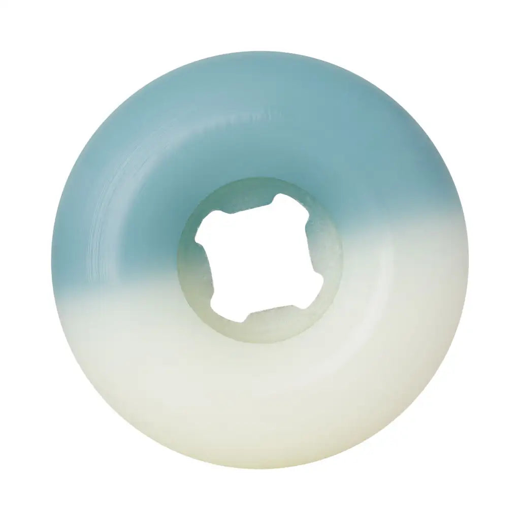 Slime Balls Hairballs 50-50 95a 54mm Skateboard Wheels White / Teal 1