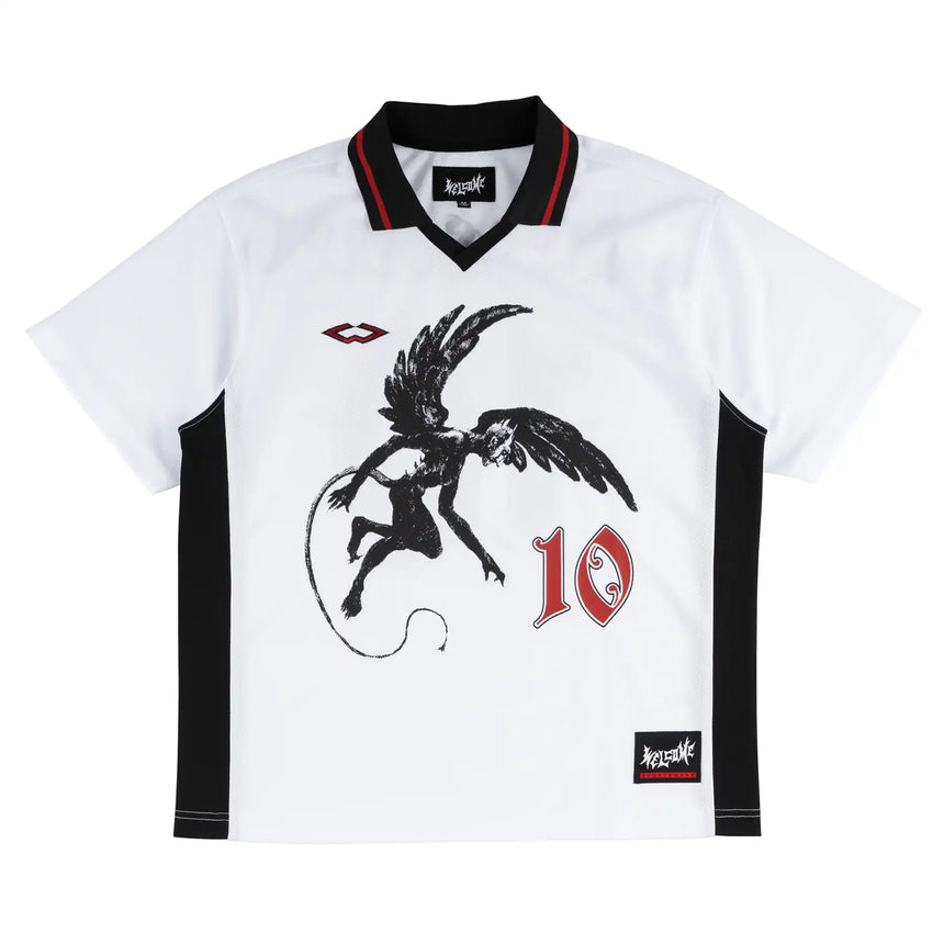 Welcome Angel Soccer Jersey - White
